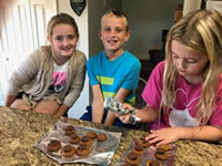 Using math skills to measure and cook